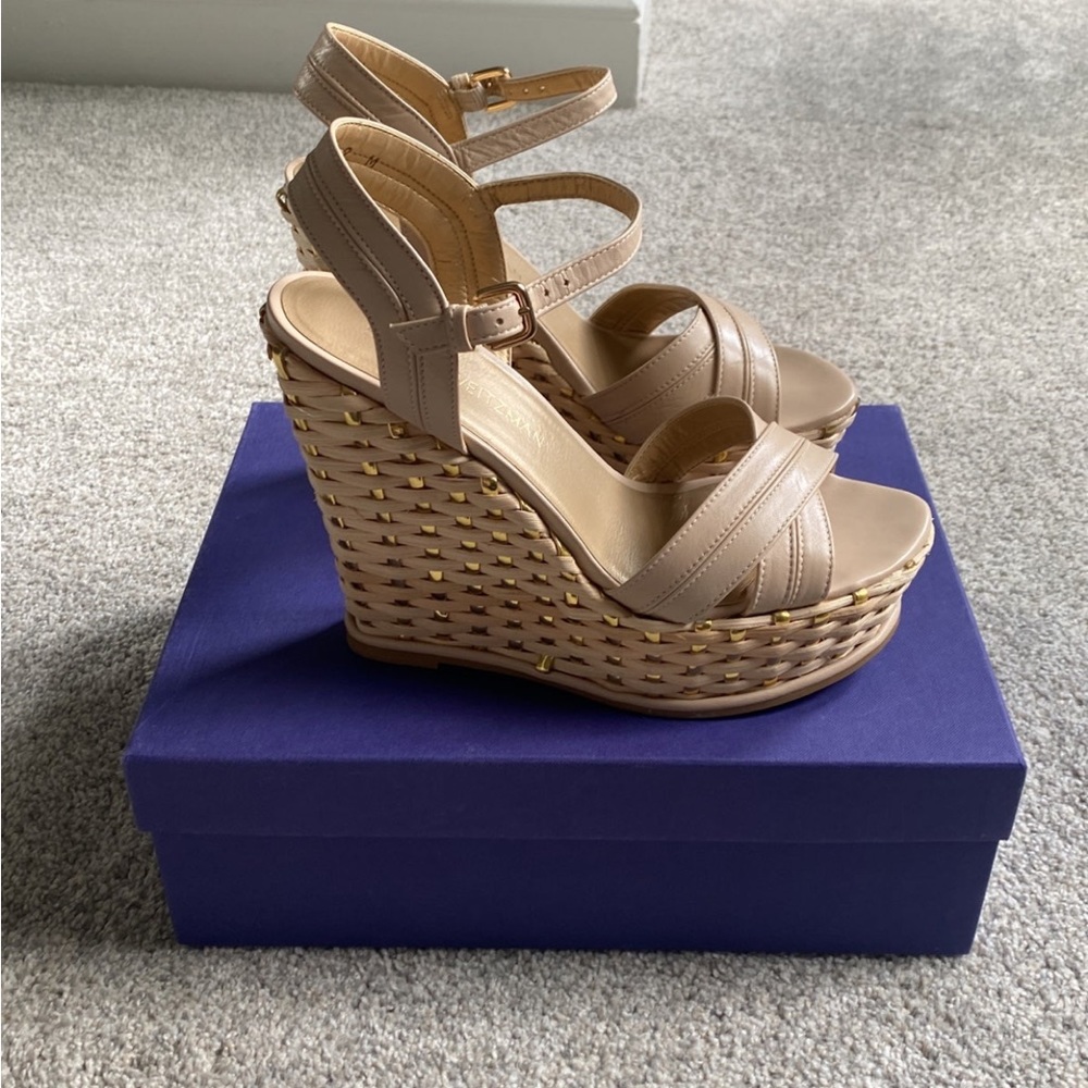 Gorgeous New Stuart Weitzman Wedges sz 9